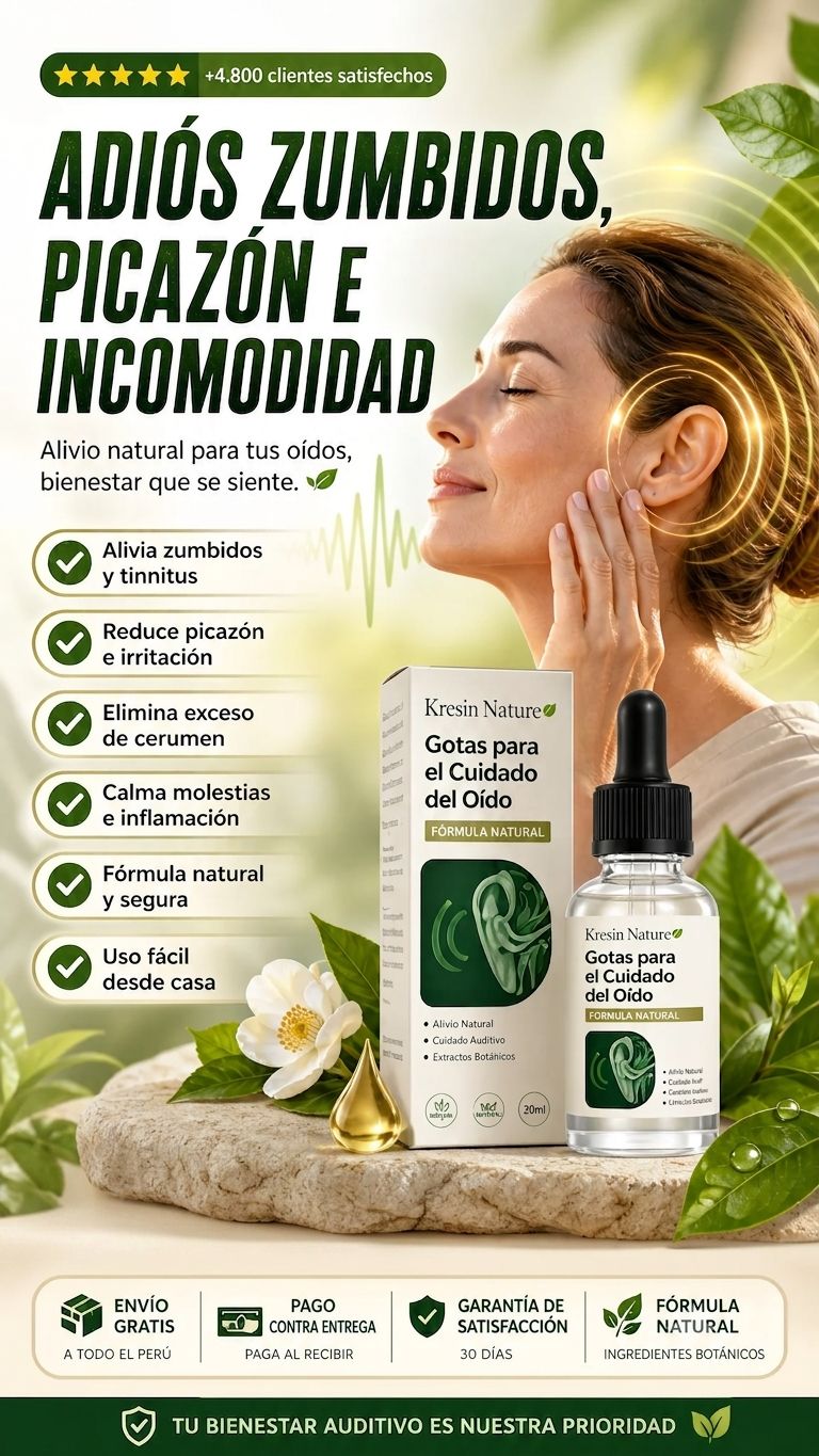 EAR CARE DROPS | GOTAS PARA EL TRATAMIENTO AUDITIVO + GUIA DE MODO DE USO PASO A PASO
